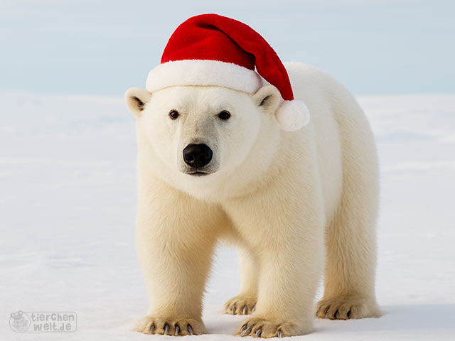 Weihnachts-Eisbär