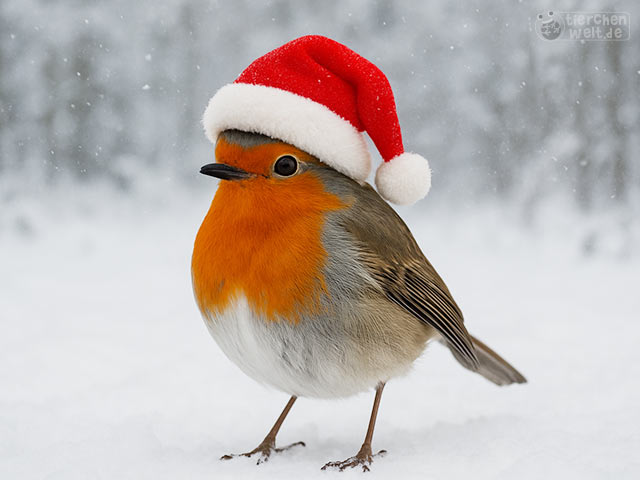 Weihnachts-Rotkehlchen