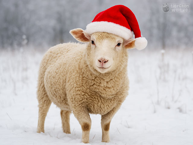 Weihnachts-Schaf