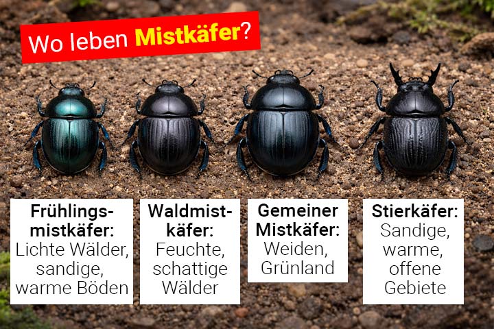 Wo leben Mistkäfer?